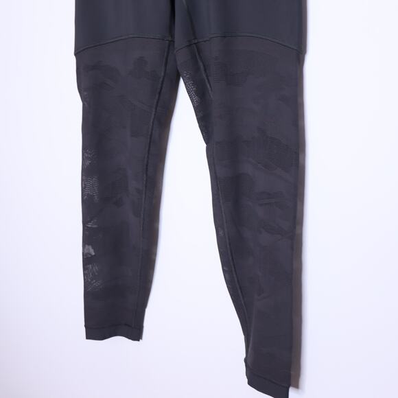 LULULEMON Sheer Will High-Rise Tight Camo Graphite Grey Legging Women's 10 - Picture 3 of 9